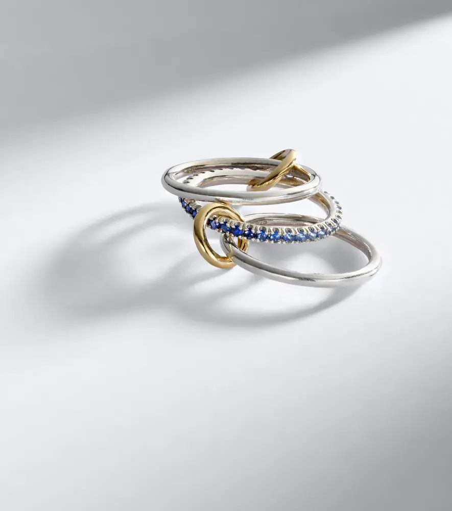 Spinelli Kilcollin Tigris sterling silver and 18kt gold ring with sapphires | Thumbnail 6 Spinelli Kilcollin Tigris sterling silver and 18kt gold ring with sapphires | Thumbnail 6