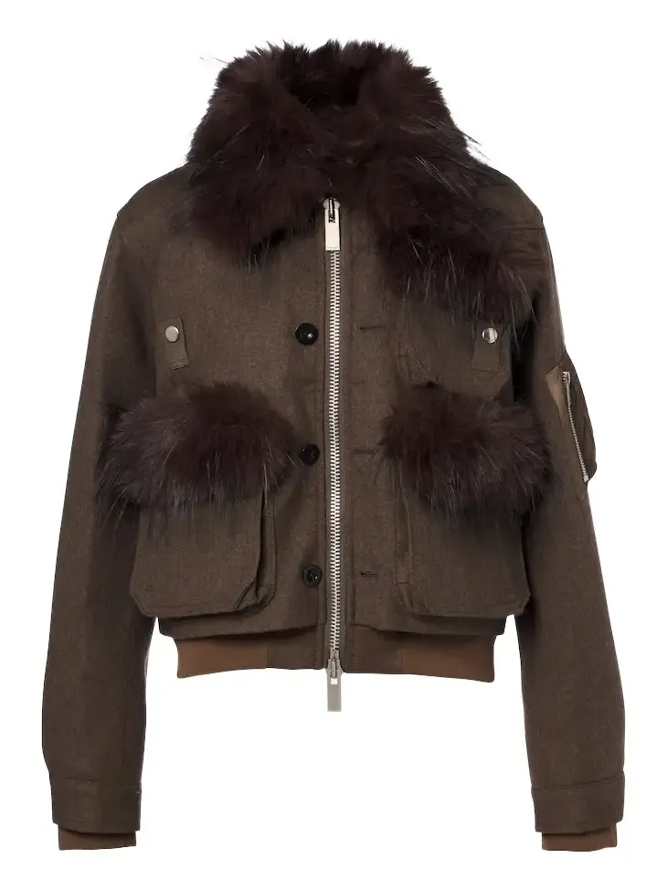 Wool blouson jacket Wool blouson jacket