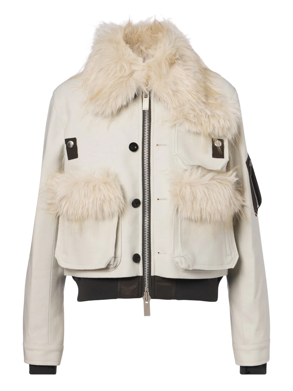 Wool blouson jacket Wool blouson jacket