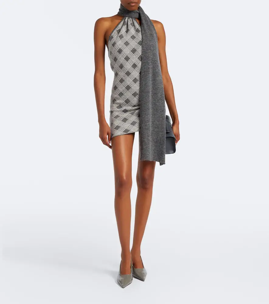 Aya Muse Axis wool-blend minidress | Thumbnail 2
