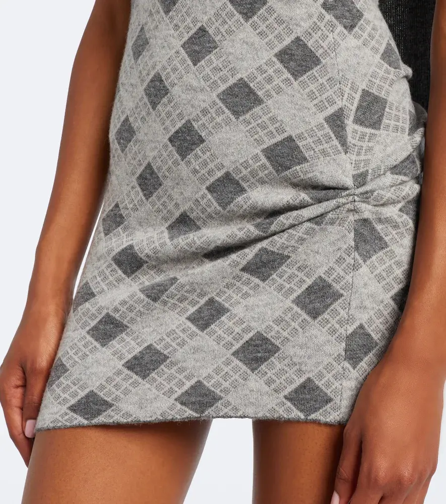 Aya Muse Axis wool-blend minidress | Thumbnail 6