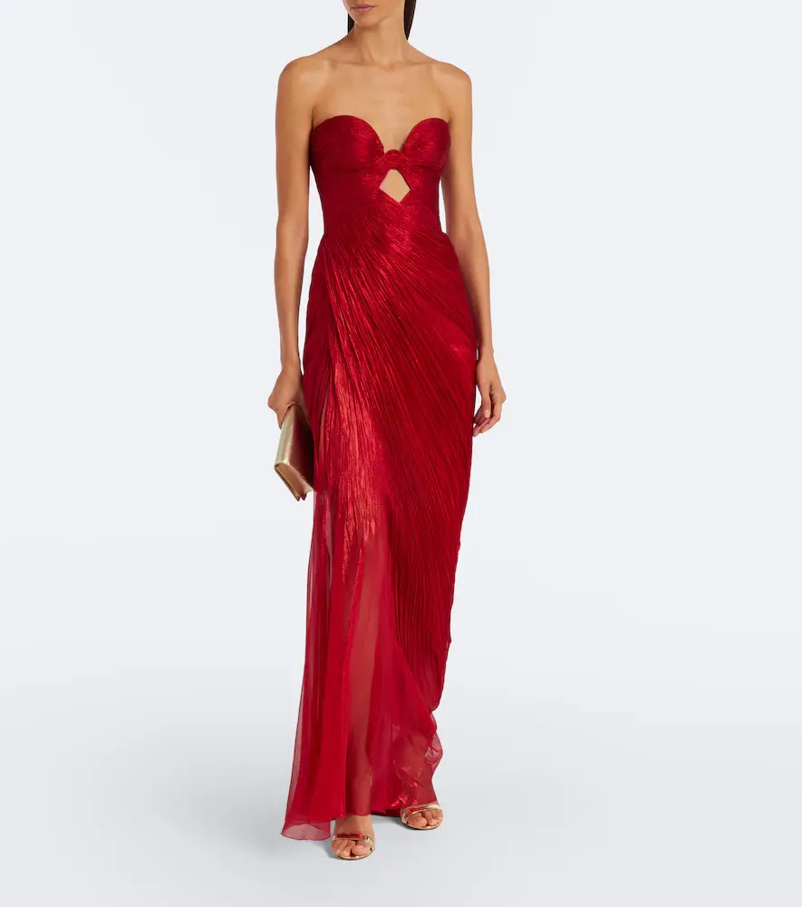 Maria Lucia Hohan Zephyra metallic silk corset gown | Thumbnail 6 Maria Lucia Hohan Zephyra metallic silk corset gown | Thumbnail 6