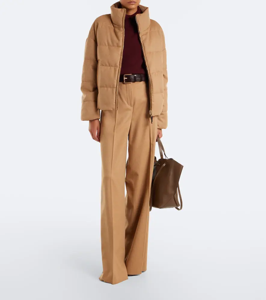 Max Mara Reversible camel hair down jacket | Thumbnail 8 Max Mara Reversible camel hair down jacket | Thumbnail 8