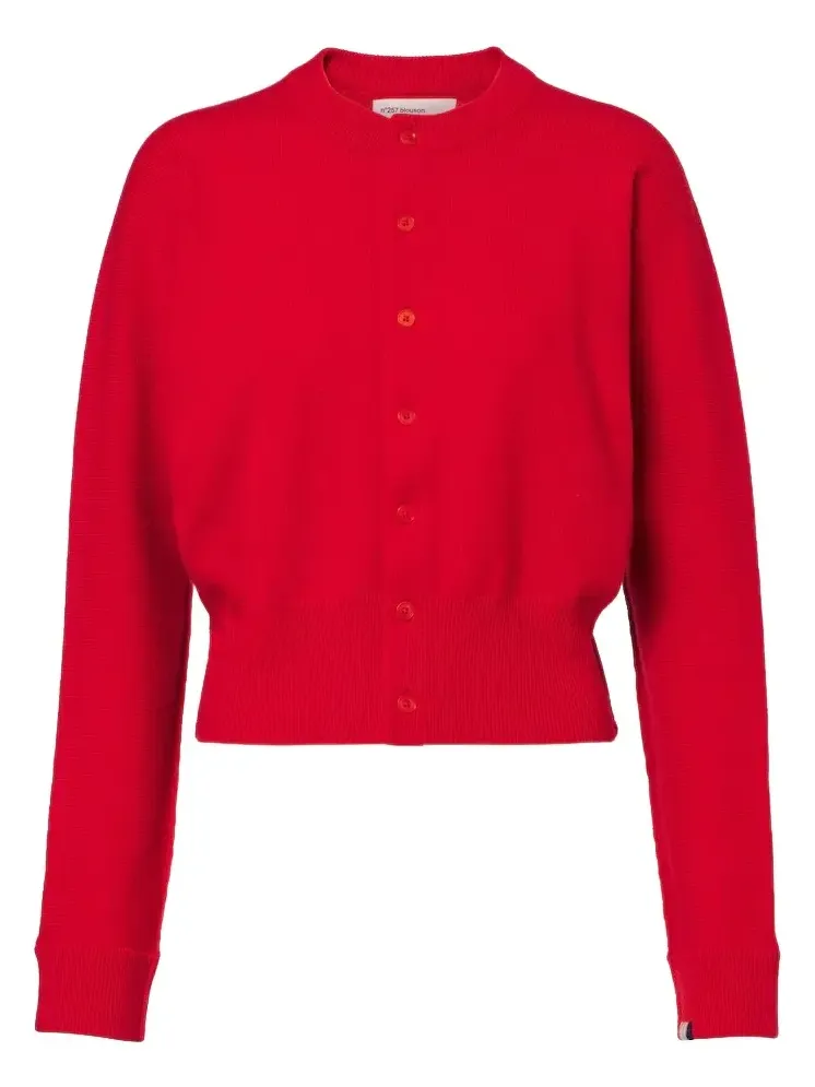 N°257 Blouson cashmere-blend cardigan