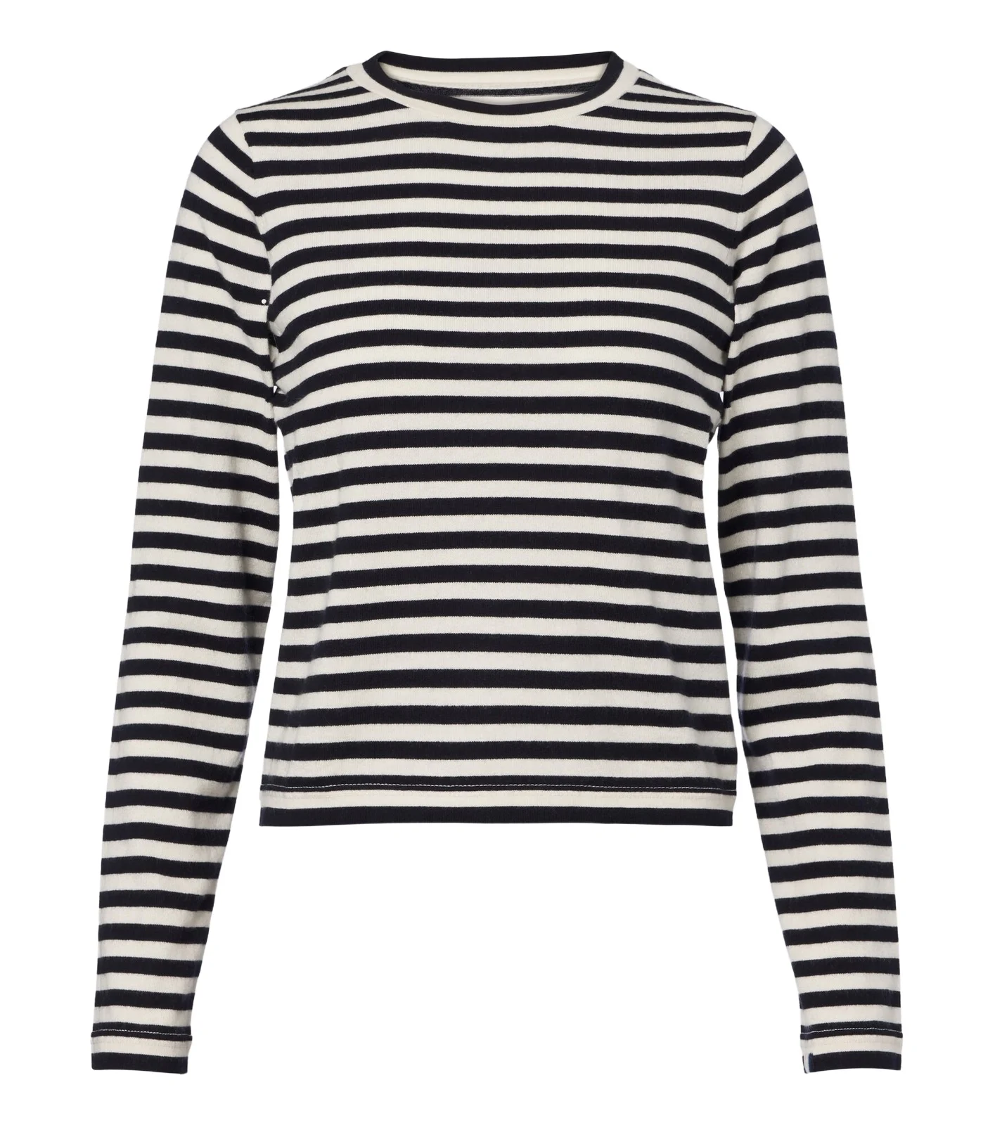 N°451 Lisa striped cotton and cashmere top N°451 Lisa striped cotton and cashmere top
