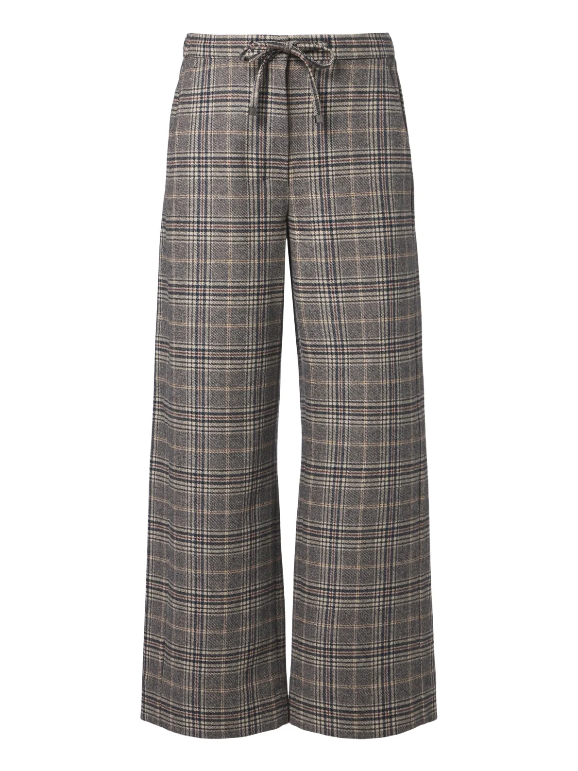 'S Max Mara Checked virgin wool wide-leg pants 'S Max Mara Checked virgin wool wide-leg pants