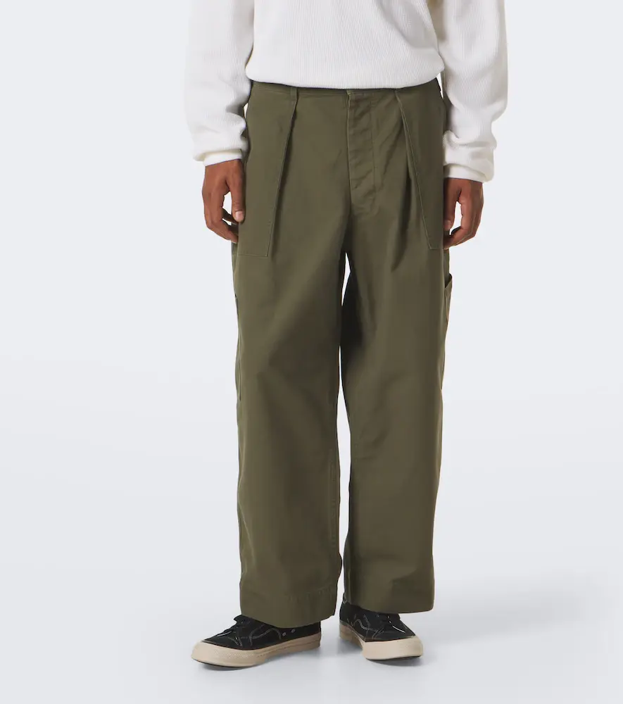A.PRESSE A. Presse Cotton wide-leg pants | Thumbnail 4