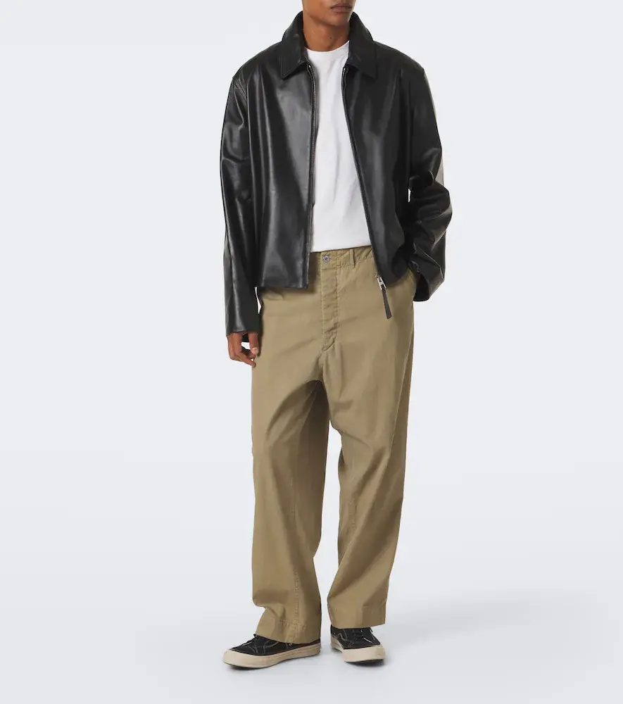 A.PRESSE A. Presse Vintage cotton chinos | Thumbnail 2