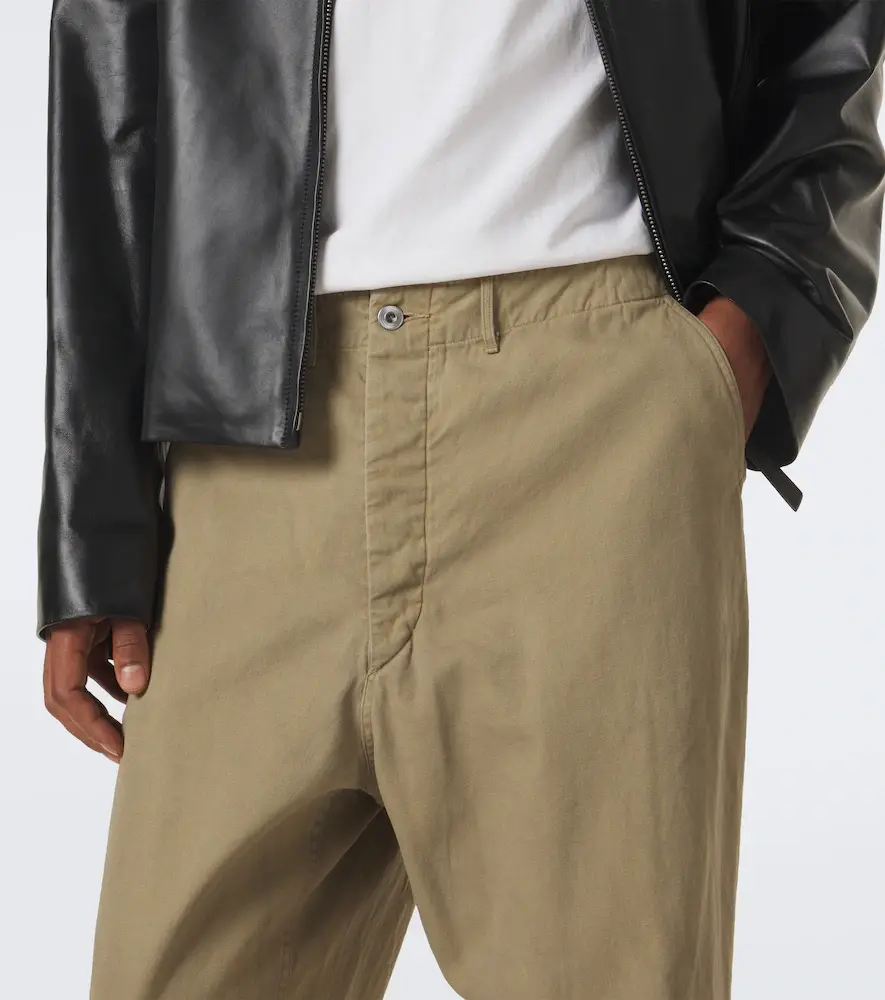 A.PRESSE A. Presse Vintage cotton chinos | Thumbnail 5