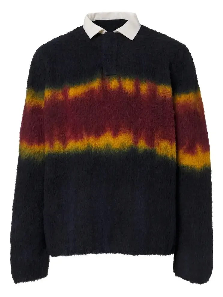 Knitted wool-blend cardigan Knitted wool-blend cardigan