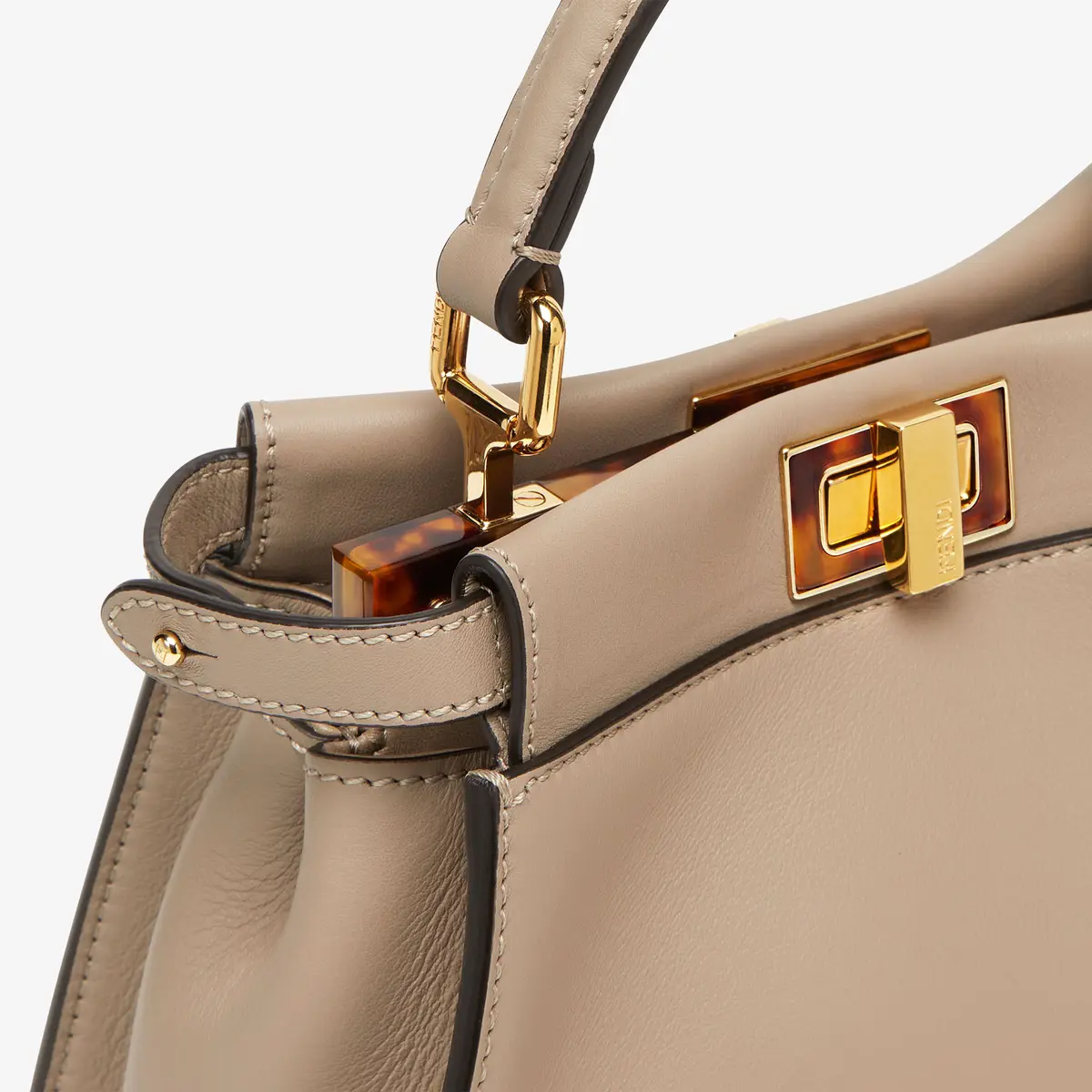 Fendi Peekaboo Mini Leather Bag | Thumbnail 5 Fendi Peekaboo Mini Leather Bag | Thumbnail 5