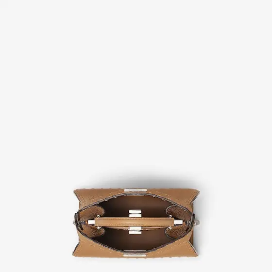 Fendi Peekaboo ISeeU Petite Selleria Bag with 306 Hand-Sewn Stitches | Thumbnail 4 Fendi Peekaboo ISeeU Petite Selleria Bag with 306 Hand-Sewn Stitches | Thumbnail 4