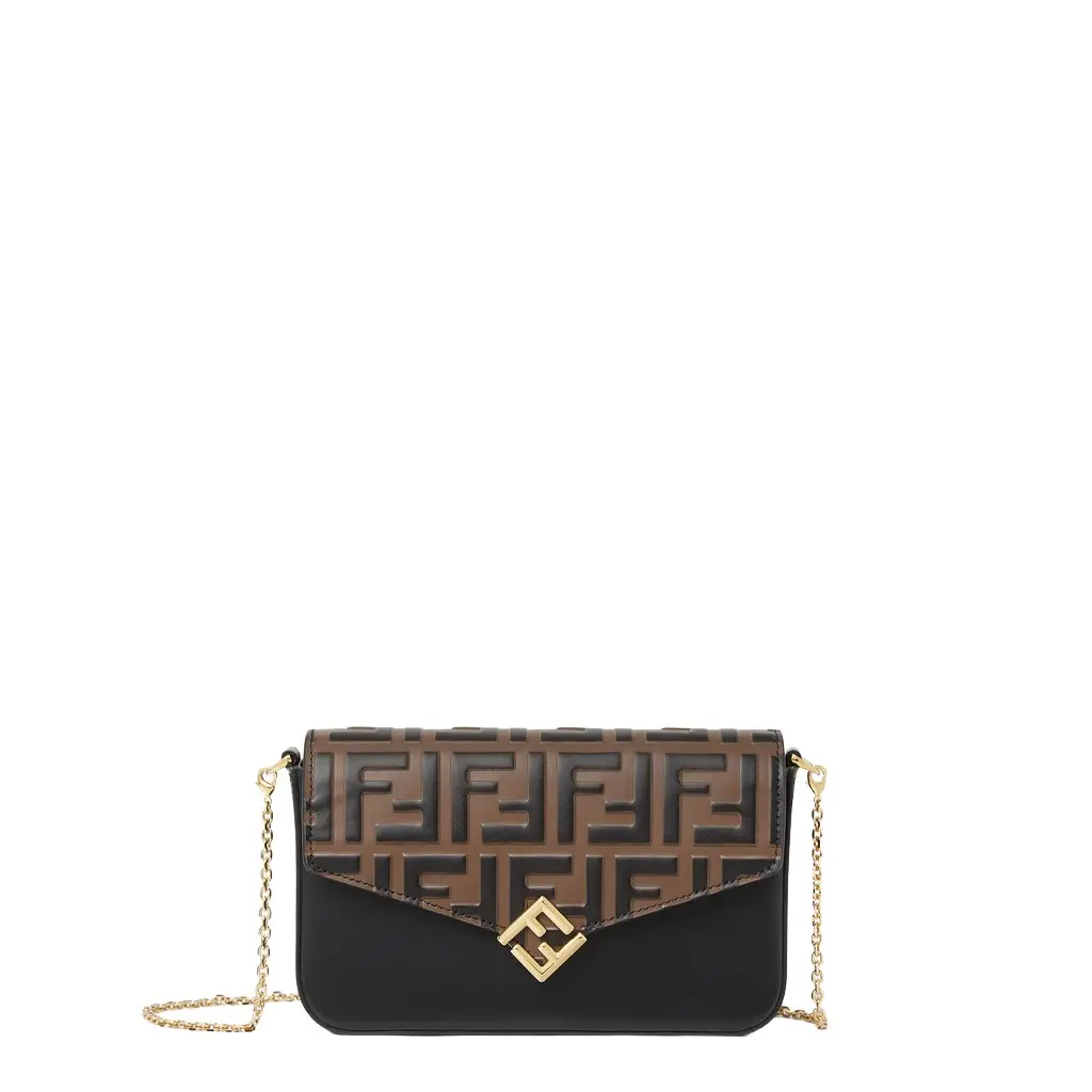 Fendi Ff Diamonds Wallet On Chain | Image 1 Fendi Ff Diamonds Wallet On Chain | Image 1