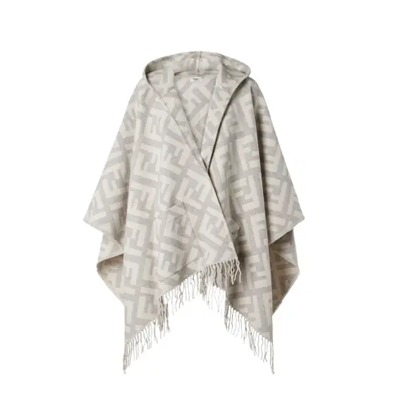 Fendi Poncho with hood and maxi pockets on the front | Image 1 Fendi Poncho with hood and maxi pockets on the front | Image 1