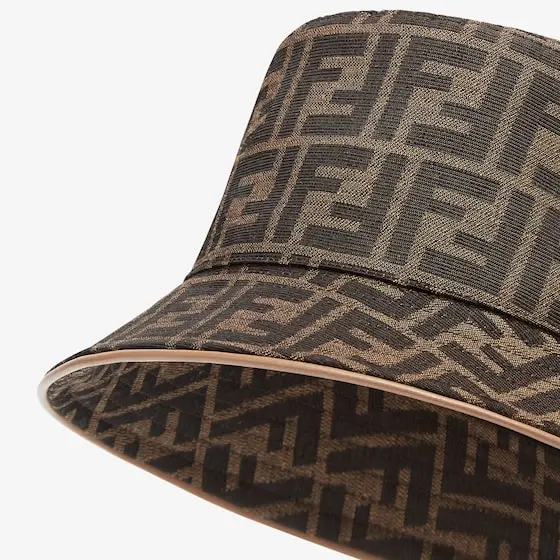 Fendi Narrow-brimmed bucket had made of jacquard fabric with | Thumbnail 2 Fendi Narrow-brimmed bucket had made of jacquard fabric with | Thumbnail 2