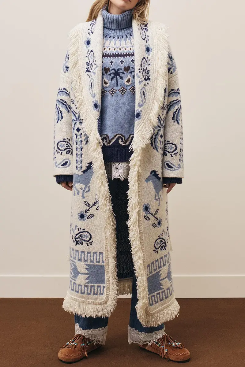 Alanui Island Roots Foulard Coat | Thumbnail 2