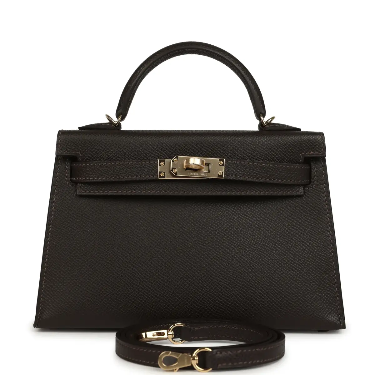 HERMÈS Hermes Kelly Sellier 20 Bai-Brun Epsom Permabrass Hardware | Image 1 HERMÈS Hermes Kelly Sellier 20 Bai-Brun Epsom Permabrass Hardware | Image 1