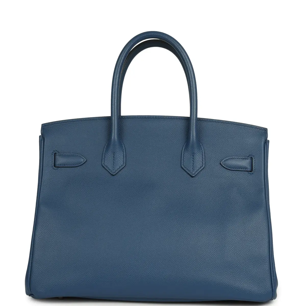 HERMÈS Pre-owned Hermes Birkin 30 Bleu Brighton Epsom Palladium Hardware | Thumbnail 4 HERMÈS Pre-owned Hermes Birkin 30 Bleu Brighton Epsom Palladium Hardware | Thumbnail 4
