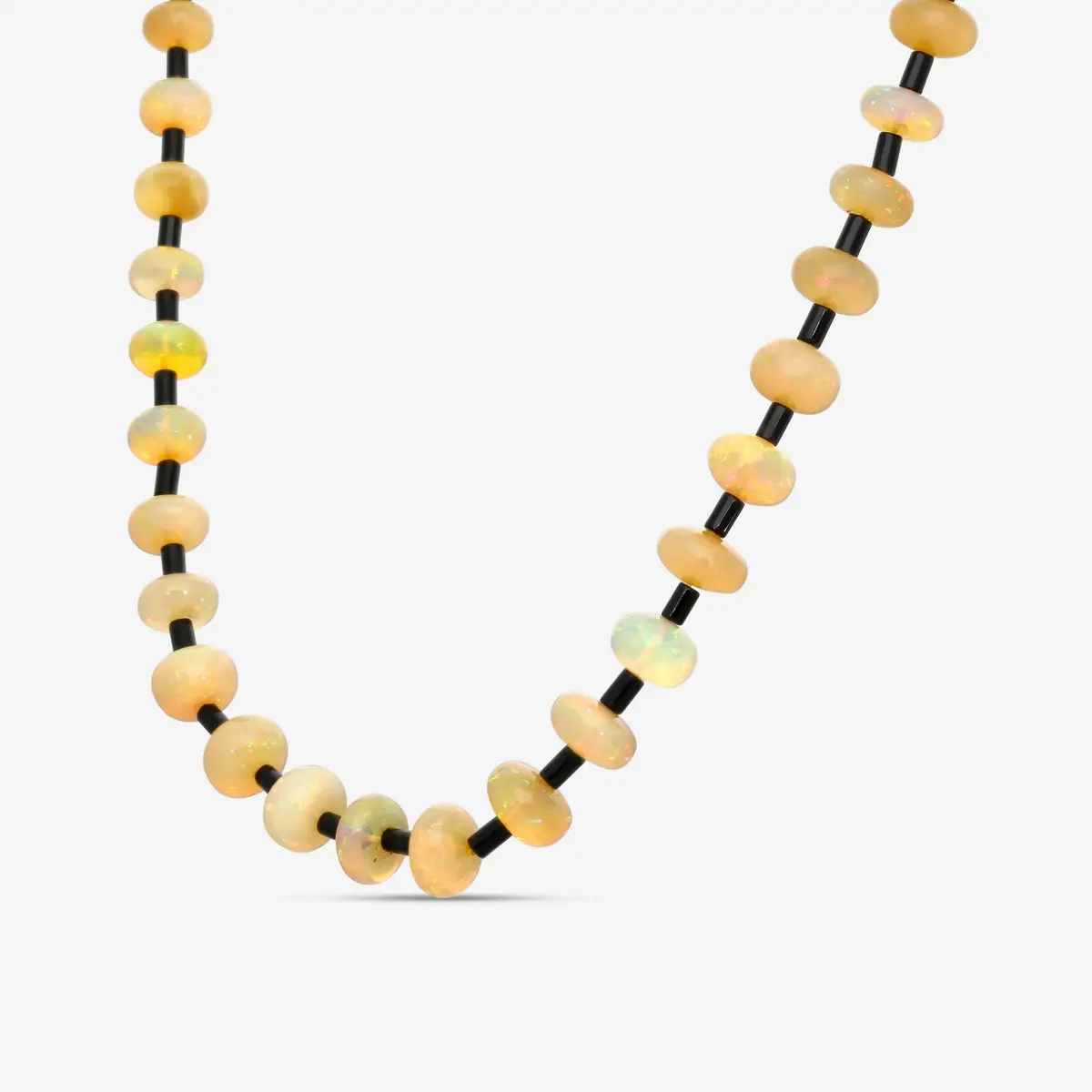 GOSHWARA Goshwara 18K Yellow Gold Opal & Onyx Limited Edition Necklace by The Solist | Thumbnail 2 GOSHWARA Goshwara 18K Yellow Gold Opal & Onyx Limited Edition Necklace by The Solist | Thumbnail 2