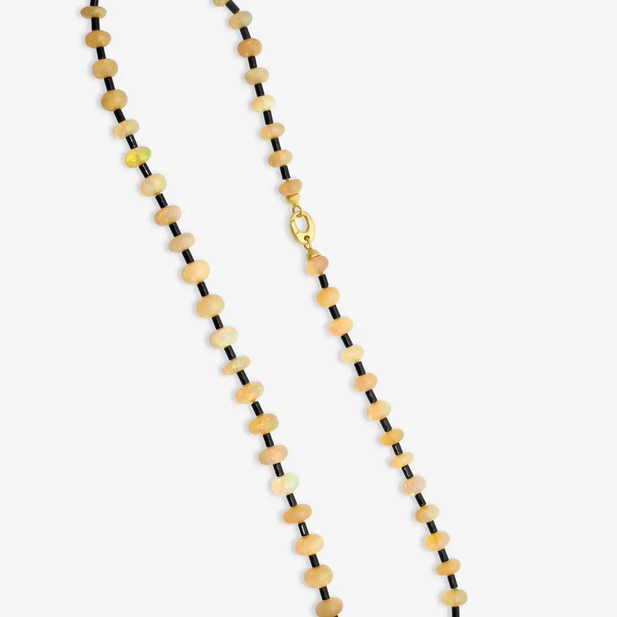 GOSHWARA Goshwara 18K Yellow Gold Opal & Onyx Limited Edition Necklace by The Solist | Thumbnail 3 GOSHWARA Goshwara 18K Yellow Gold Opal & Onyx Limited Edition Necklace by The Solist | Thumbnail 3