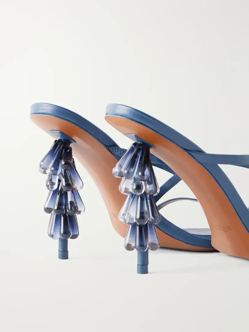 Cult Gaia Sage 90 Bead-embellished Leather Sandals | Thumbnail 5 Cult Gaia Sage 90 Bead-embellished Leather Sandals | Thumbnail 5