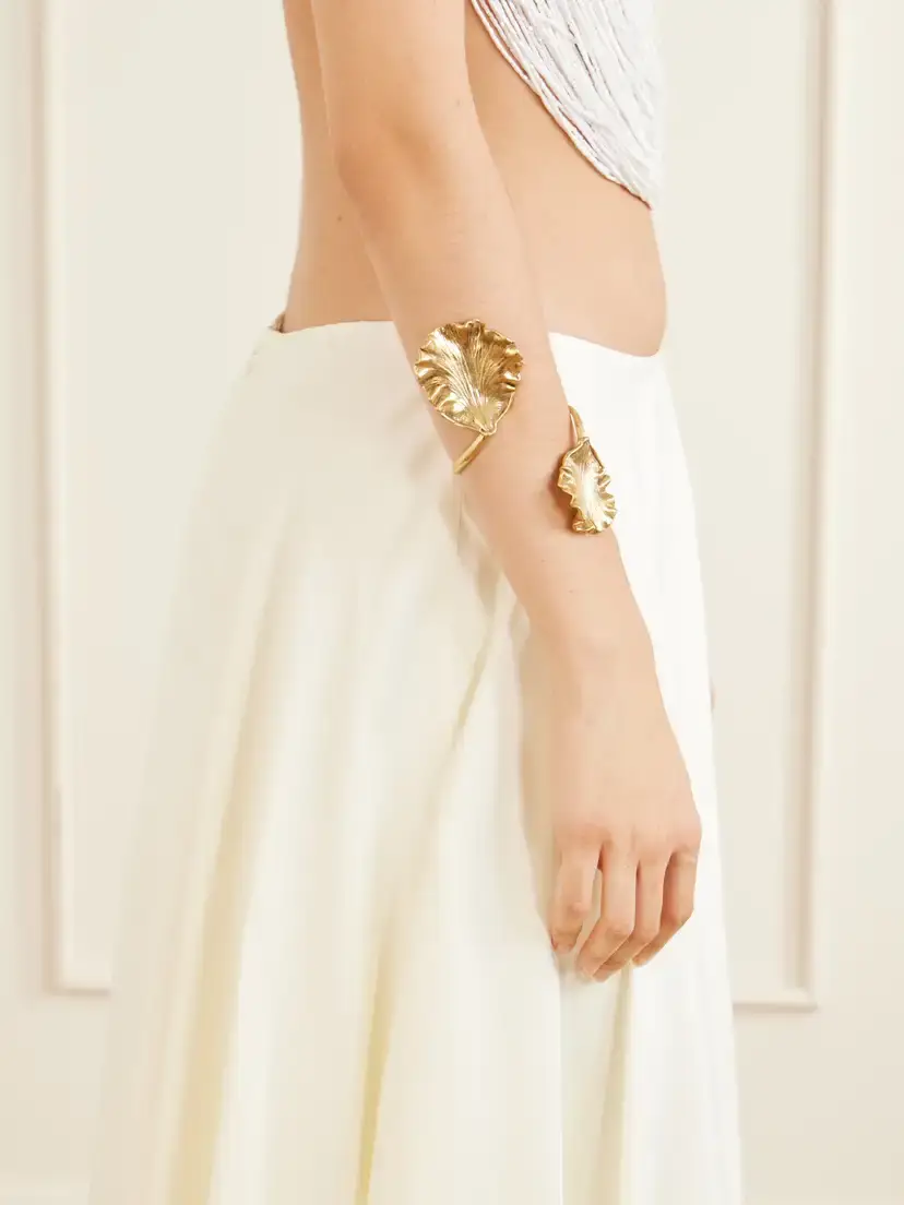Cult Gaia Iris Gold-tone Cuff | Thumbnail 2 Cult Gaia Iris Gold-tone Cuff | Thumbnail 2