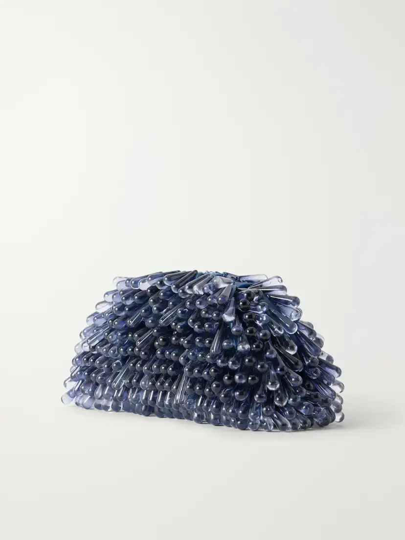 Cult Gaia Jaala Nano Beaded Leather Clutch | Thumbnail 4 Cult Gaia Jaala Nano Beaded Leather Clutch | Thumbnail 4