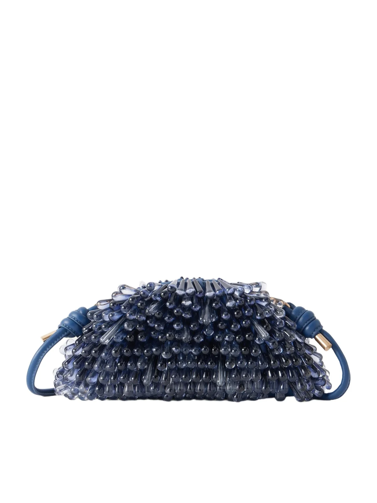 Jaala Nano Beaded Leather Clutch