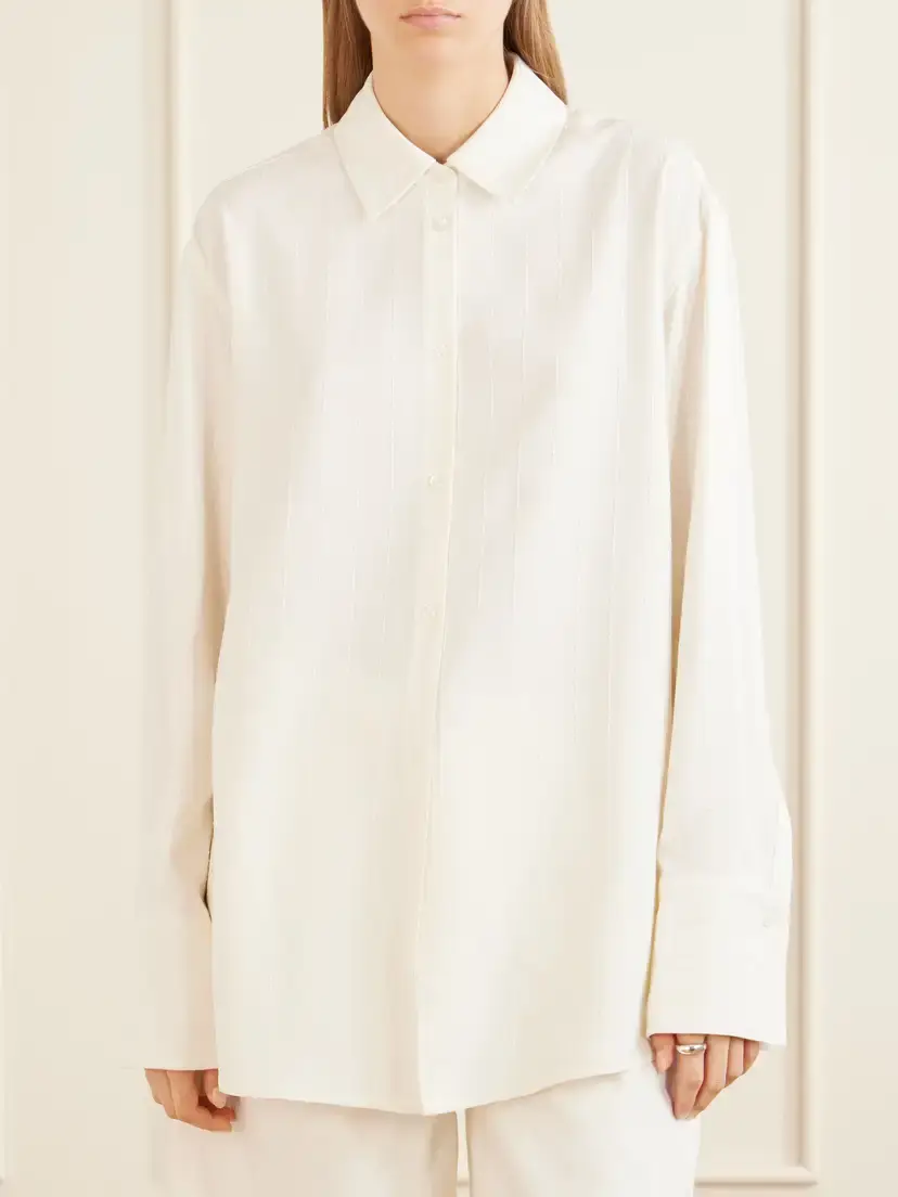 Kallmeyer Mollie Sequin-embellished Striped Twill Shirt | Thumbnail 3 Kallmeyer Mollie Sequin-embellished Striped Twill Shirt | Thumbnail 3