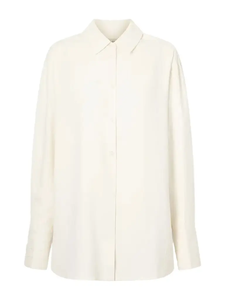Mollie Sequin-embellished Striped Twill Shirt