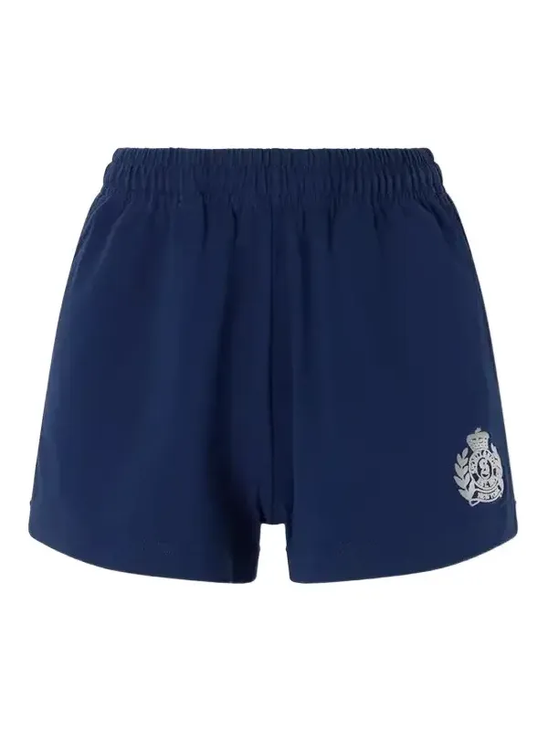Logo-embroidered Cotton-jersey Shorts