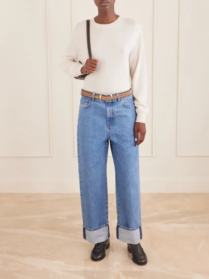 RÓHE Rixt Low-rise Wide-leg Jeans | Thumbnail 2