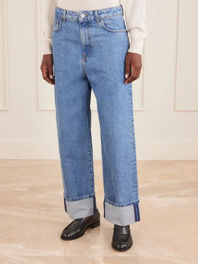 RÓHE Rixt Low-rise Wide-leg Jeans | Thumbnail 3