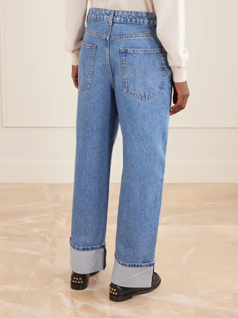 RÓHE Rixt Low-rise Wide-leg Jeans | Thumbnail 4