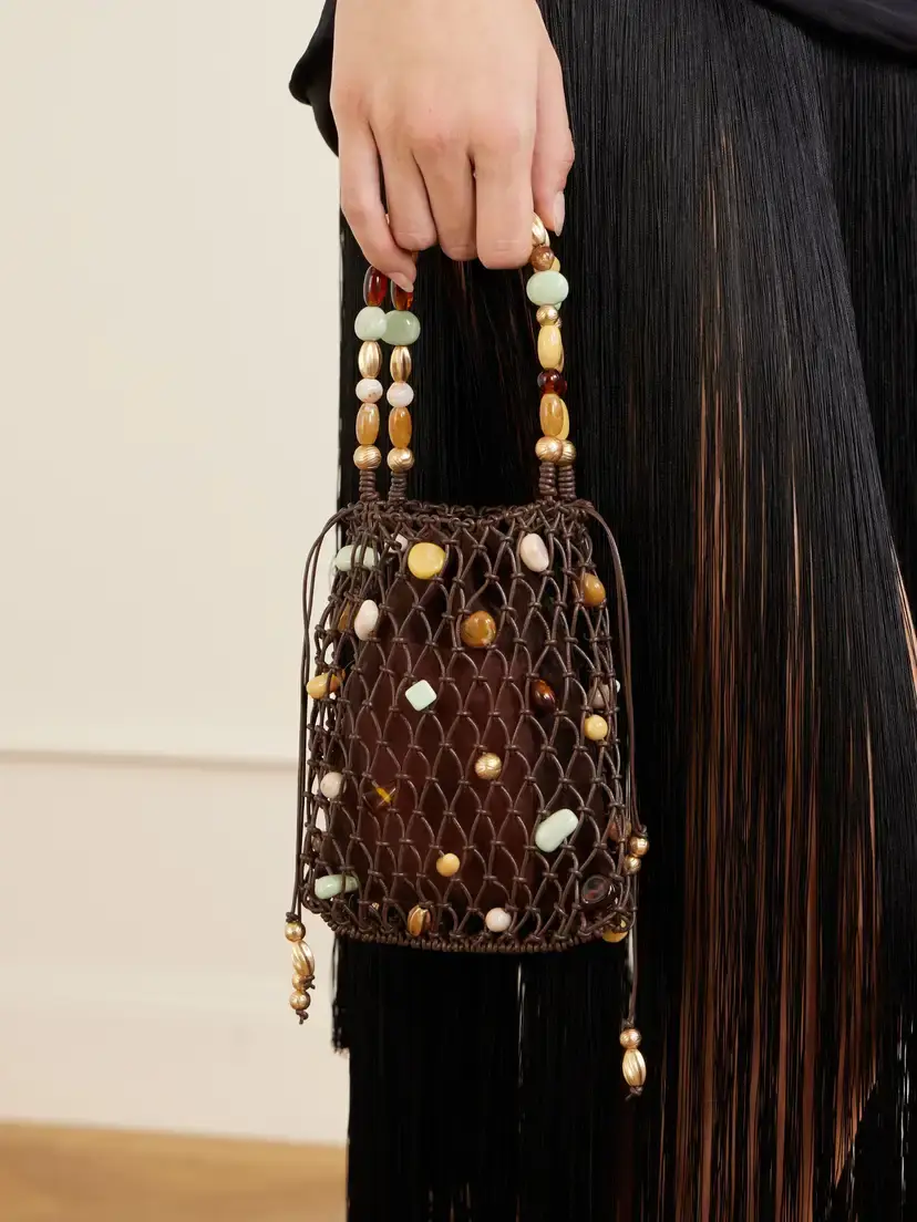 Cult Gaia Mercier Bead-embellished Mini Bag | Thumbnail 2