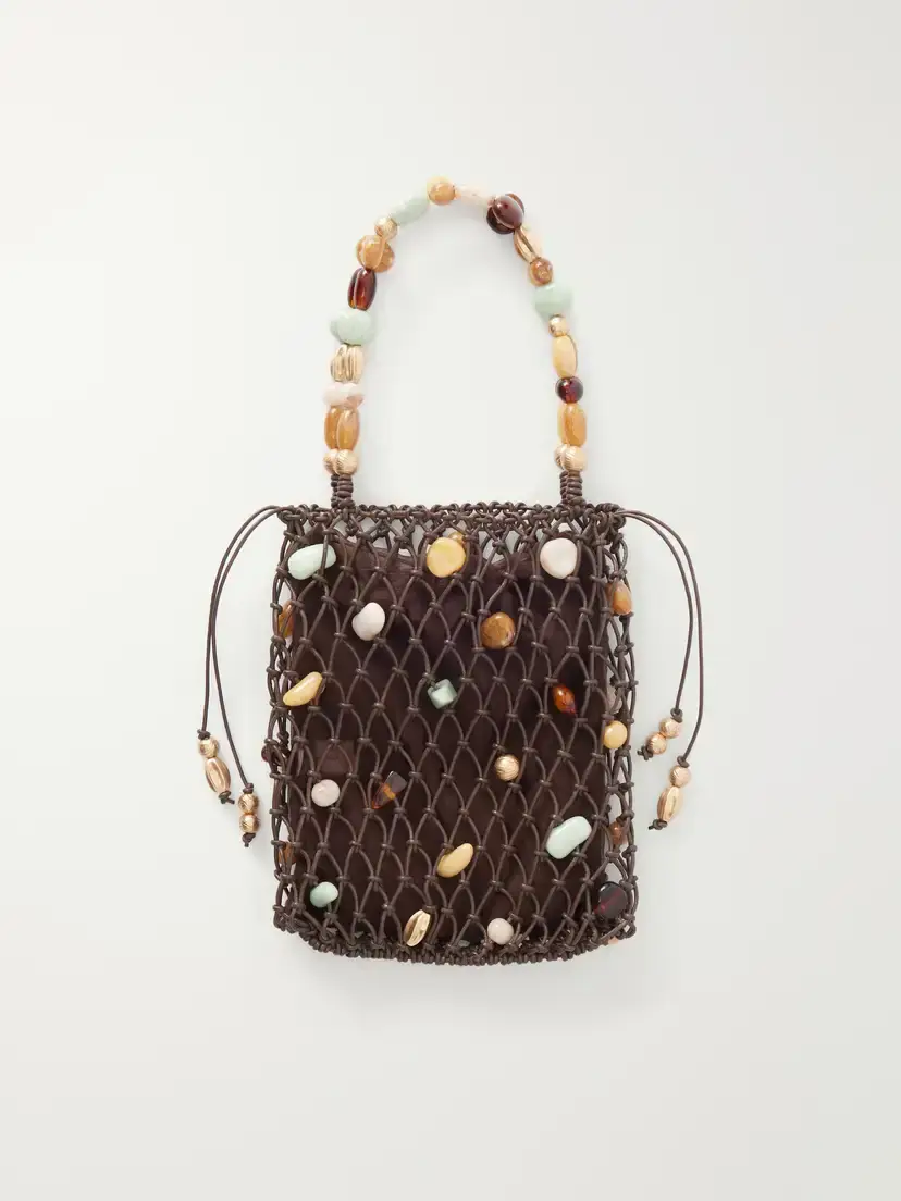 Cult Gaia Mercier Bead-embellished Mini Bag | Thumbnail 4