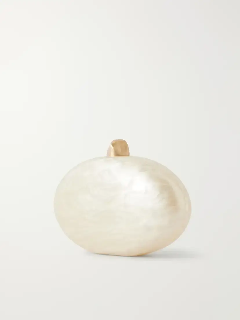 Cult Gaia Eviana Marble-effect Clutch | Thumbnail 4 Cult Gaia Eviana Marble-effect Clutch | Thumbnail 4