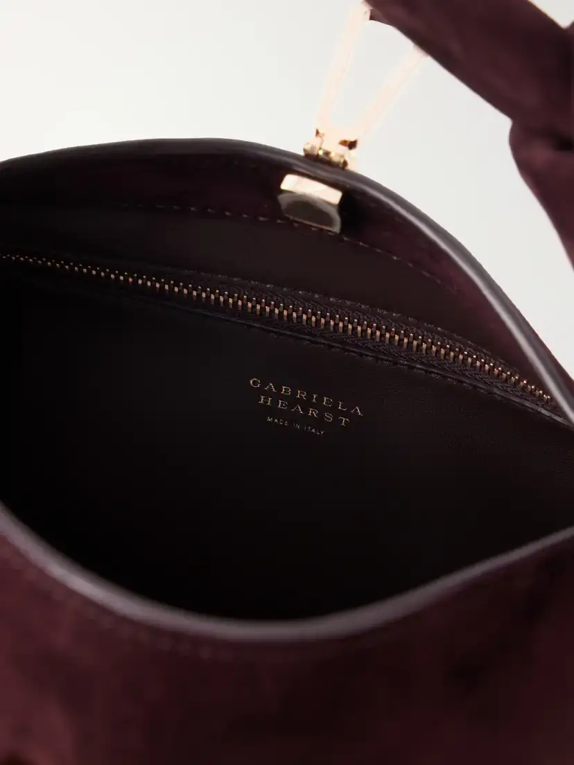 Gabriela Hearst Antonia Mini Suede Shoulder Bag | Thumbnail 6