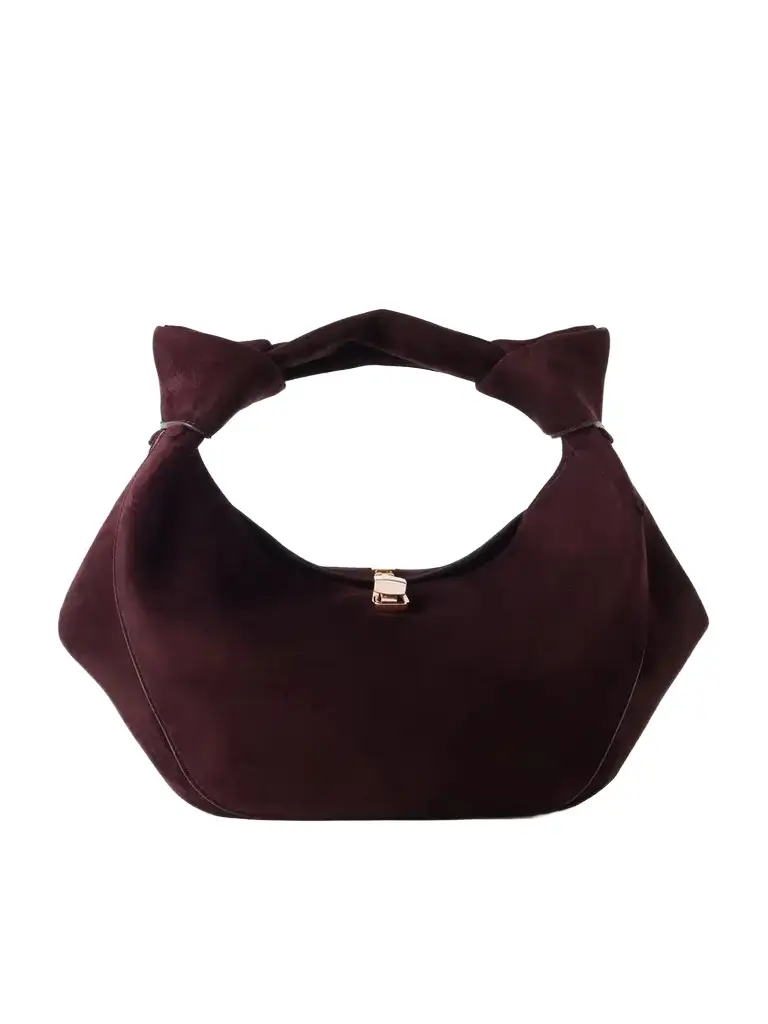 Gabriela Hearst Antonia Mini Suede Shoulder Bag | Image 1 Gabriela Hearst Antonia Mini Suede Shoulder Bag | Image 1