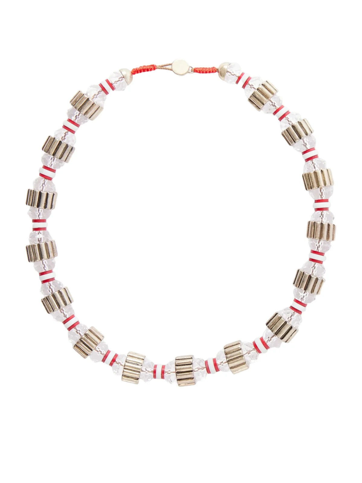 The Crimp Beaded Gold-tone Necklace