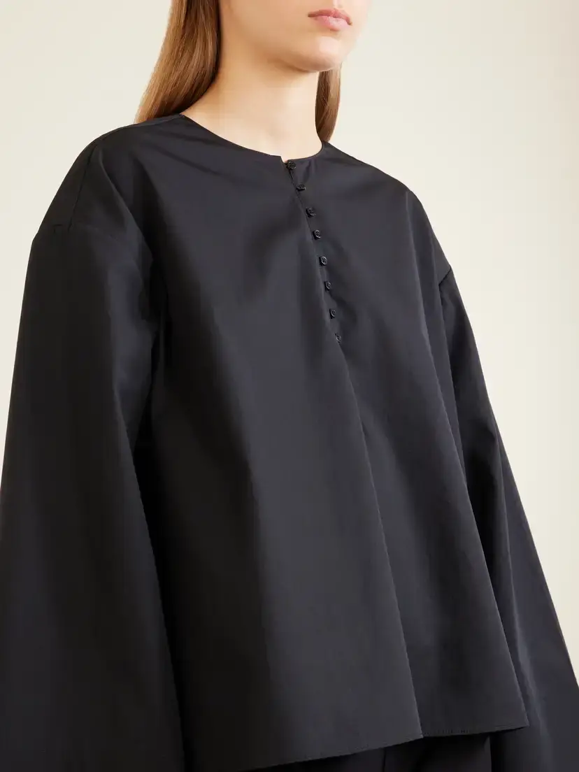 Kallmeyer Marguerite Cotton-poplin Blouse | Thumbnail 4 Kallmeyer Marguerite Cotton-poplin Blouse | Thumbnail 4