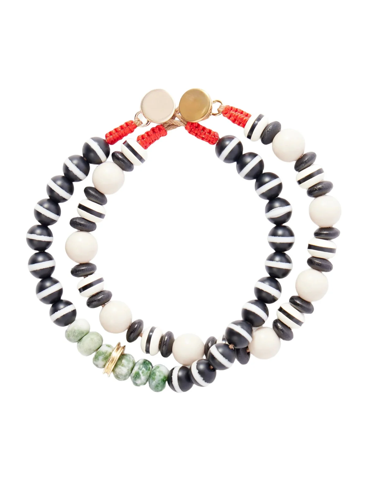 The Salt And Pepper Set Of Two Beaded Bracelets The Salt And Pepper Set Of Two Beaded Bracelets