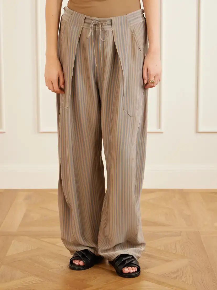 Kallmeyer Clemence Striped Twill Wide-leg Pants | Thumbnail 3 Kallmeyer Clemence Striped Twill Wide-leg Pants | Thumbnail 3
