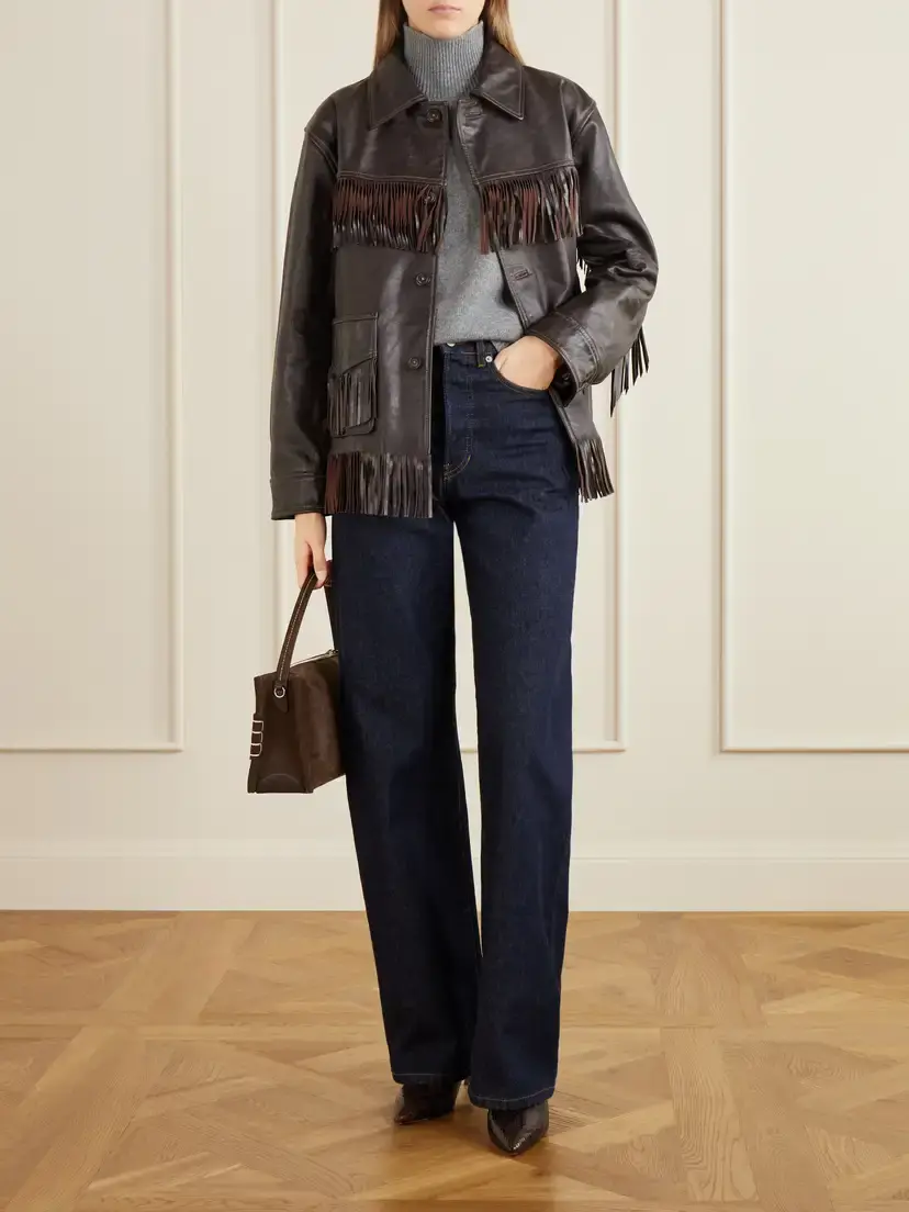 Polo Ralph Lauren Fringed Leather Jacket | Thumbnail 2 Polo Ralph Lauren Fringed Leather Jacket | Thumbnail 2