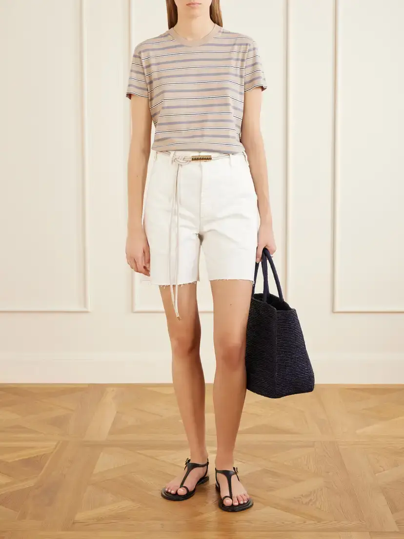 Kallmeyer Kenzie Striped Cotton-jersey T-shirt | Thumbnail 2