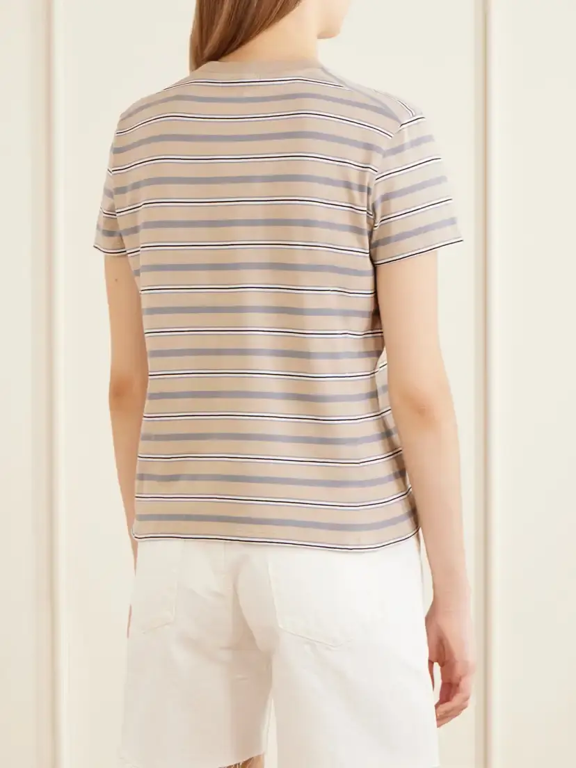 Kallmeyer Kenzie Striped Cotton-jersey T-shirt | Thumbnail 4