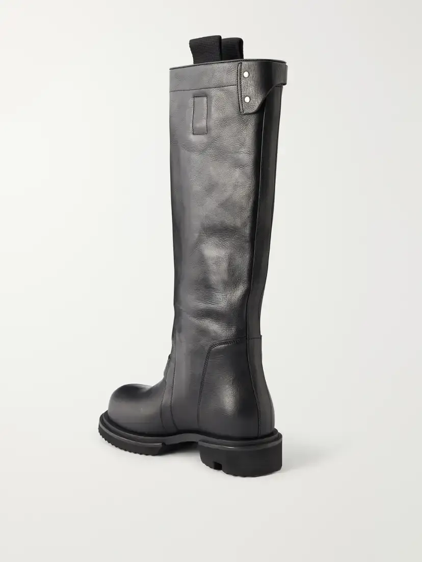 Rick Owens Leather Knee Boots | Thumbnail 3 Rick Owens Leather Knee Boots | Thumbnail 3