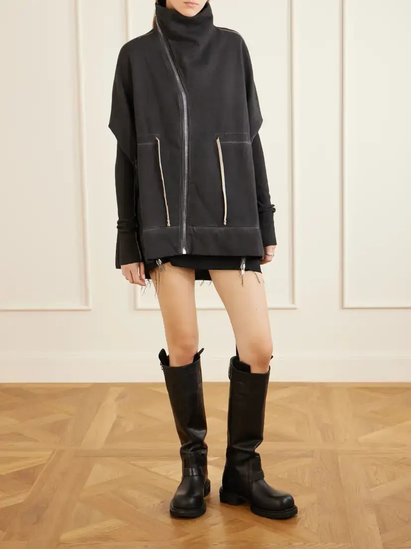 Rick Owens Leather Knee Boots | Thumbnail 4 Rick Owens Leather Knee Boots | Thumbnail 4