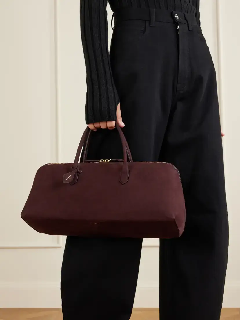 Alaïa Delta Medium Suede Tote | Thumbnail 2 Alaïa Delta Medium Suede Tote | Thumbnail 2