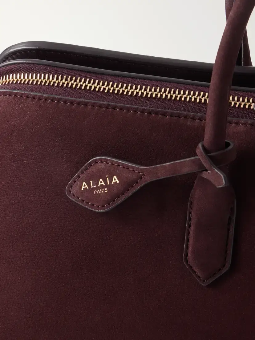 Alaïa Delta Medium Suede Tote | Thumbnail 4 Alaïa Delta Medium Suede Tote | Thumbnail 4